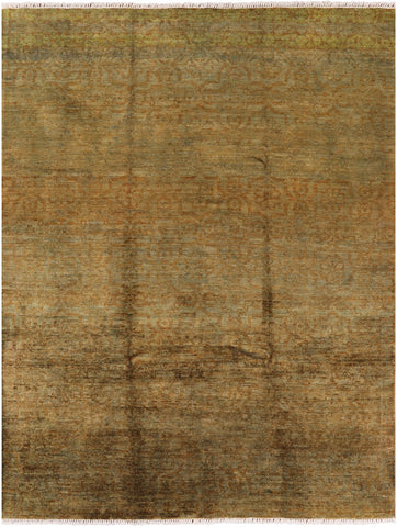 Full Pile Overdyed Handmade Wool Area Rug - 7' 9