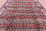 William Morris Handmade Wool Area Rug - 9' 7" X 13' 2" - Golden Nile