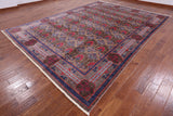 William Morris Handmade Wool Area Rug - 9' 7" X 13' 2" - Golden Nile