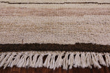 Ivory Moroccan Hand Knotted Area Rug - 7' 10" X 10' 1" - Golden Nile