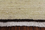 Ivory Tribal Moroccan Handmade Wool Area Rug - 8' 4" X 9' 9" - Golden Nile