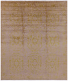William Morris Handmade Wool Rug - 8' 2" X 9' 6" - Golden Nile