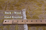 William Morris Handmade Wool Rug - 8' 2" X 9' 6" - Golden Nile