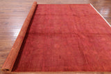 Full Pile Overdyed Handmade Wool Area Rug - 7' 9" X 9' 6" - Golden Nile