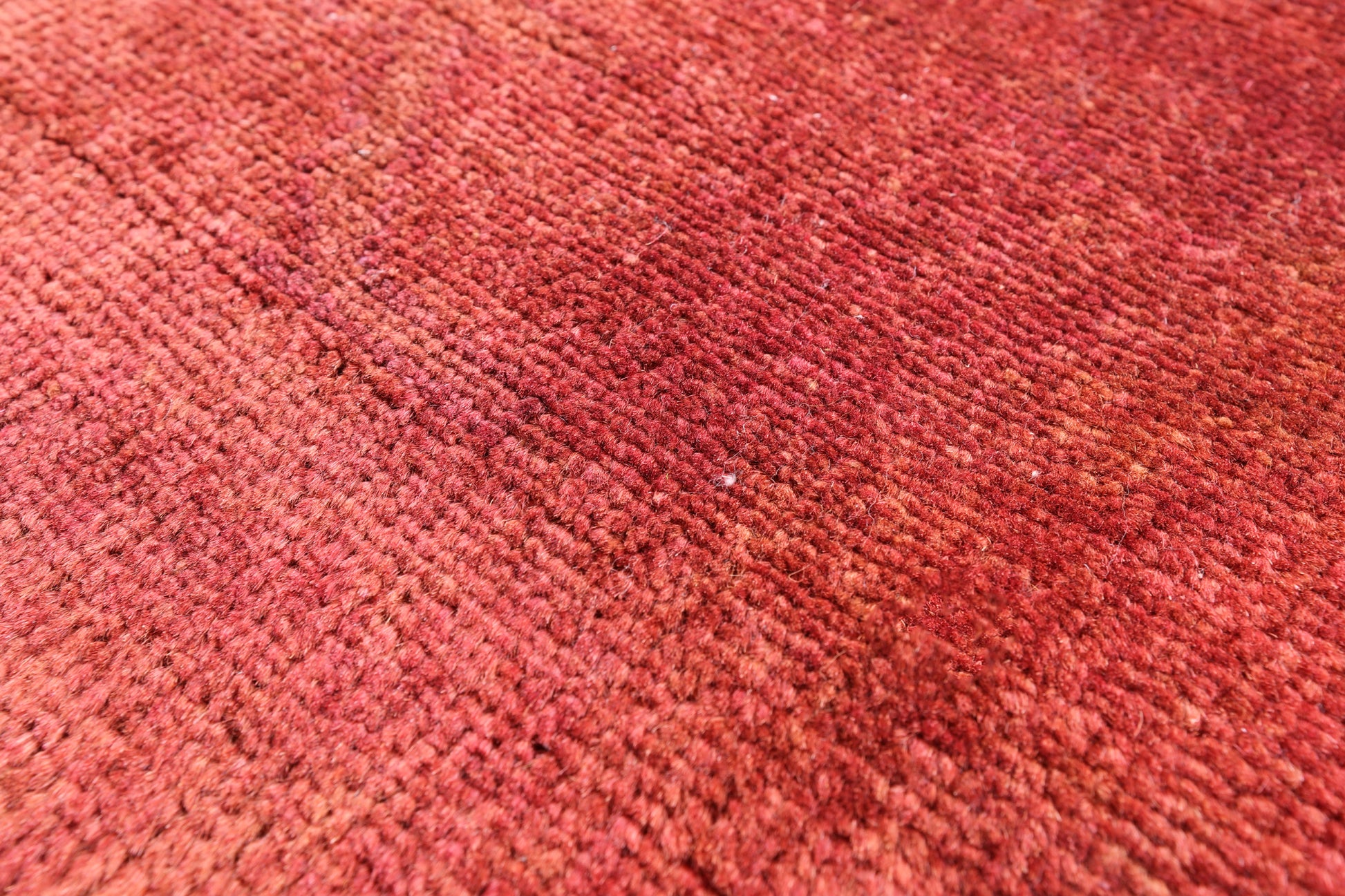 Full Pile Overdyed Handmade Wool Area Rug - 7' 9" X 9' 6" - Golden Nile