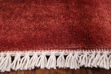 Full Pile Overdyed Handmade Wool Area Rug - 7' 9" X 9' 6" - Golden Nile
