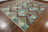 Southwest Design Modern Hand Knotted Area Rug 9 X 12 - Golden Nile