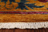 William Morris Handmade Wool Area Rug - 8' 3" X 10' 6'' - Golden Nile