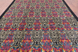 William Morris Hand Knotted Wool Area Rug - 8' 0" X 10' 6" - Golden Nile