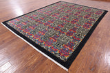 William Morris Hand Knotted Wool Area Rug - 8' 0" X 10' 6" - Golden Nile