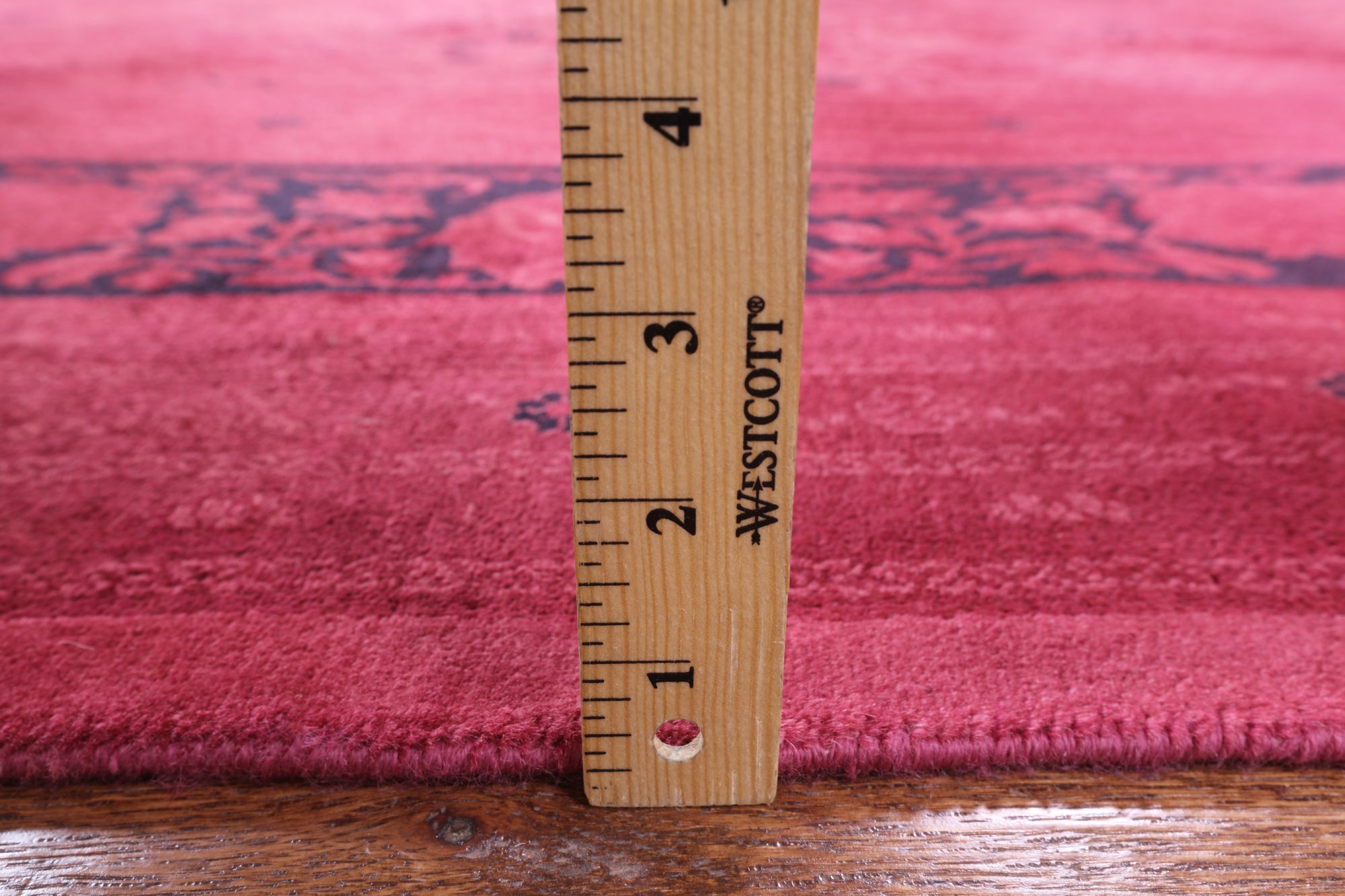 Pink Full Pile Overdyed Handmade Wool Area Rug - 9' 10" X 14' 6" - Golden Nile
