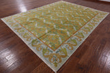 William Morris Hand Knotted Area Rug - 9' 1" X 11' 5" - Golden Nile