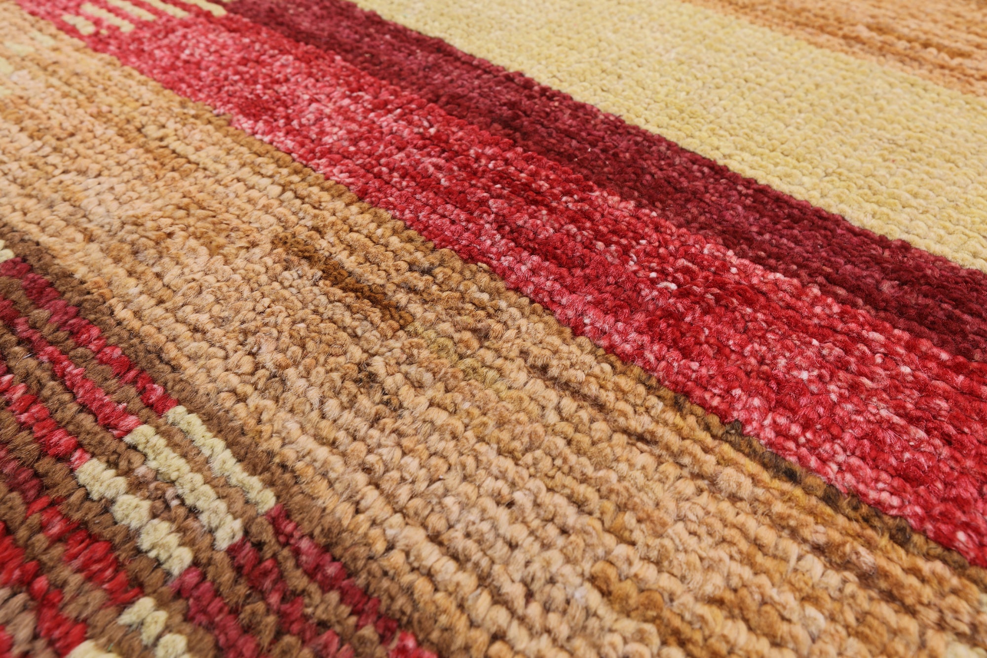 Tribal Moroccan Handmade Wool Area Rug - 6' 5" X 8' 10" - Golden Nile