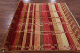 Tribal Moroccan Handmade Wool Area Rug - 6' 5" X 8' 10" - Golden Nile