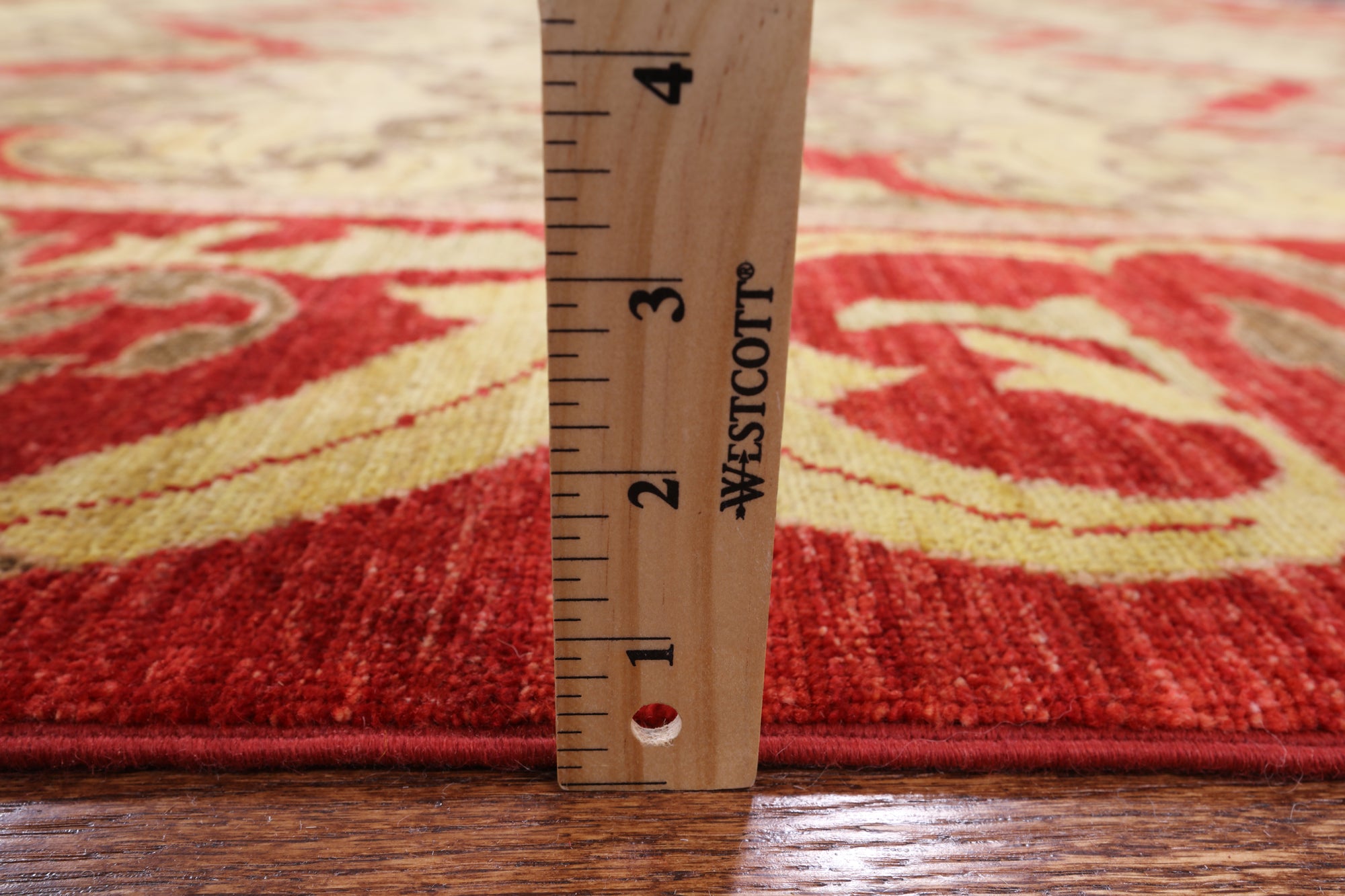 William Morris Handmade Wool Area Rug - 9' 1" X 12' 0" - Golden Nile