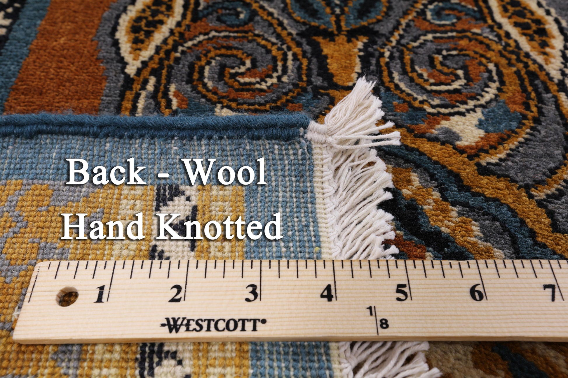 William Morris Handmade Wool Area Rug - 8' 1" X 10' 0" - Golden Nile