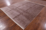 Full Pile Overdyed Hand Knotted Rug - 7' 10" X 9' 8" - Golden Nile
