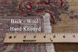 William Morris Handmade Wool Runner Rug - 3' 3" X 12' 0" - Golden Nile