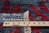 Ikat Handmade Wool Rug - 5' 0" X 8' 4" - Golden Nile