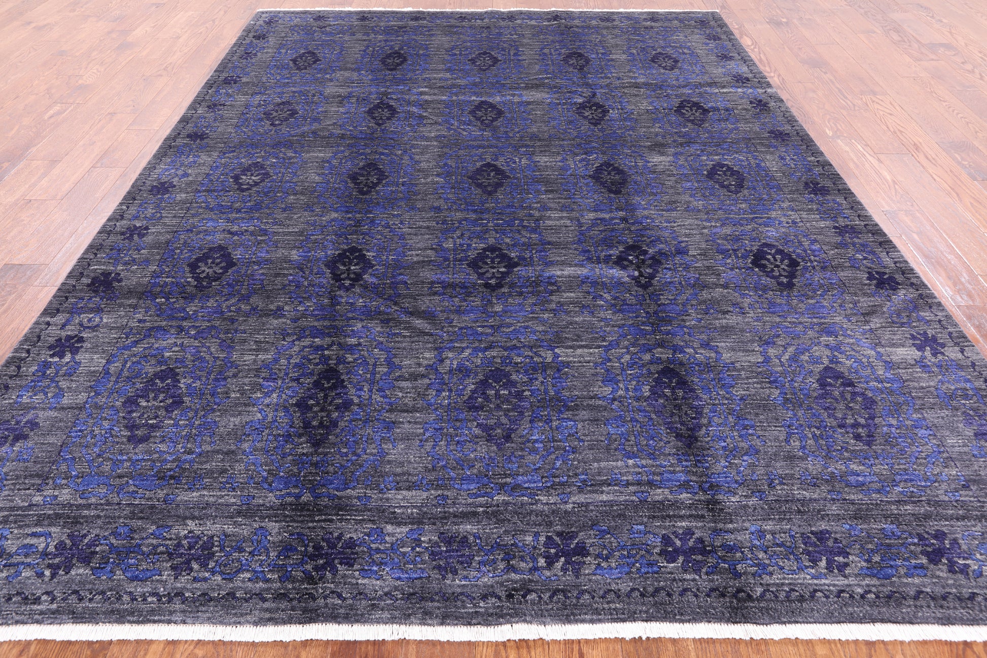 William Morris Handmade Wool Area Rug - 8' 1" X 10' 8" - Golden Nile