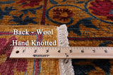 William Morris Handmade Wool Area Rug - 8' 4" X 10' 6" - Golden Nile