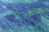 Arts & Crafts Handmade Wool Area Rug - 9' 7" X 12' 1" - Golden Nile