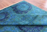 Arts & Crafts Handmade Wool Area Rug - 9' 7" X 12' 1" - Golden Nile