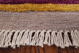 Tribal Moroccan Handmade Wool Area Rug - 5' 2" X 8' 0" - Golden Nile