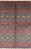 William Morris Hand Knotted Wool Area Rug - 6' 0" X 9' 1" - Golden Nile