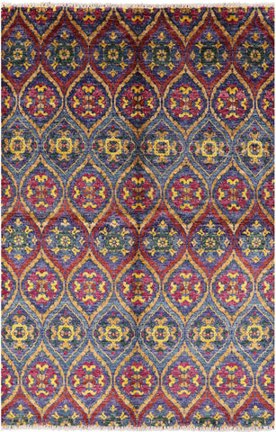 William Morris Hand Knotted Wool Area Rug - 6' 0