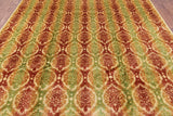 Ikat Hand Knotted Wool Rug - 8' 2" X 10' 5" - Golden Nile