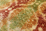 Ikat Hand Knotted Wool Rug - 8' 2" X 10' 5" - Golden Nile