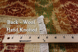 Ikat Hand Knotted Wool Rug - 8' 2" X 10' 5" - Golden Nile