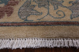 Ivory William Morris Handmade Wool Area Rug - 8' 3" X 10' 3" - Golden Nile