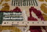 Ikat Hand Knotted Wool Area Rug - 5' 1" X 8' 4" - Golden Nile
