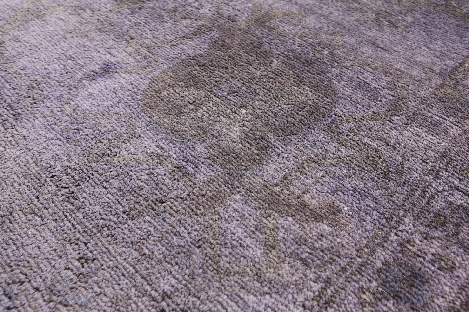 Full Pile Overdyed Handmade Wool Rug - 9' 1" X 11' 10" - Golden Nile