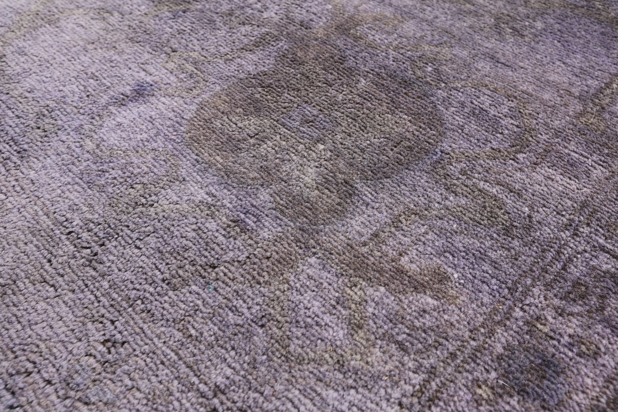 Full Pile Overdyed Handmade Wool Rug - 9' 1" X 11' 10" - Golden Nile