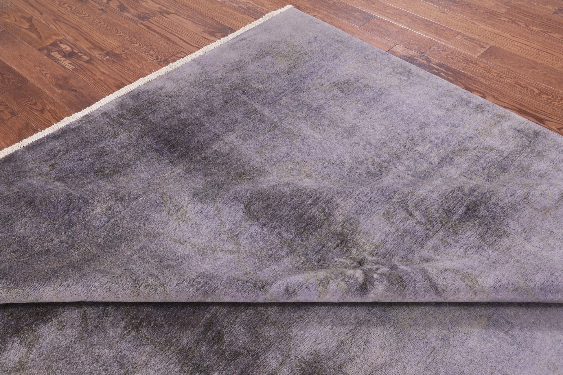 Full Pile Overdyed Handmade Wool Rug - 9' 1" X 11' 10" - Golden Nile