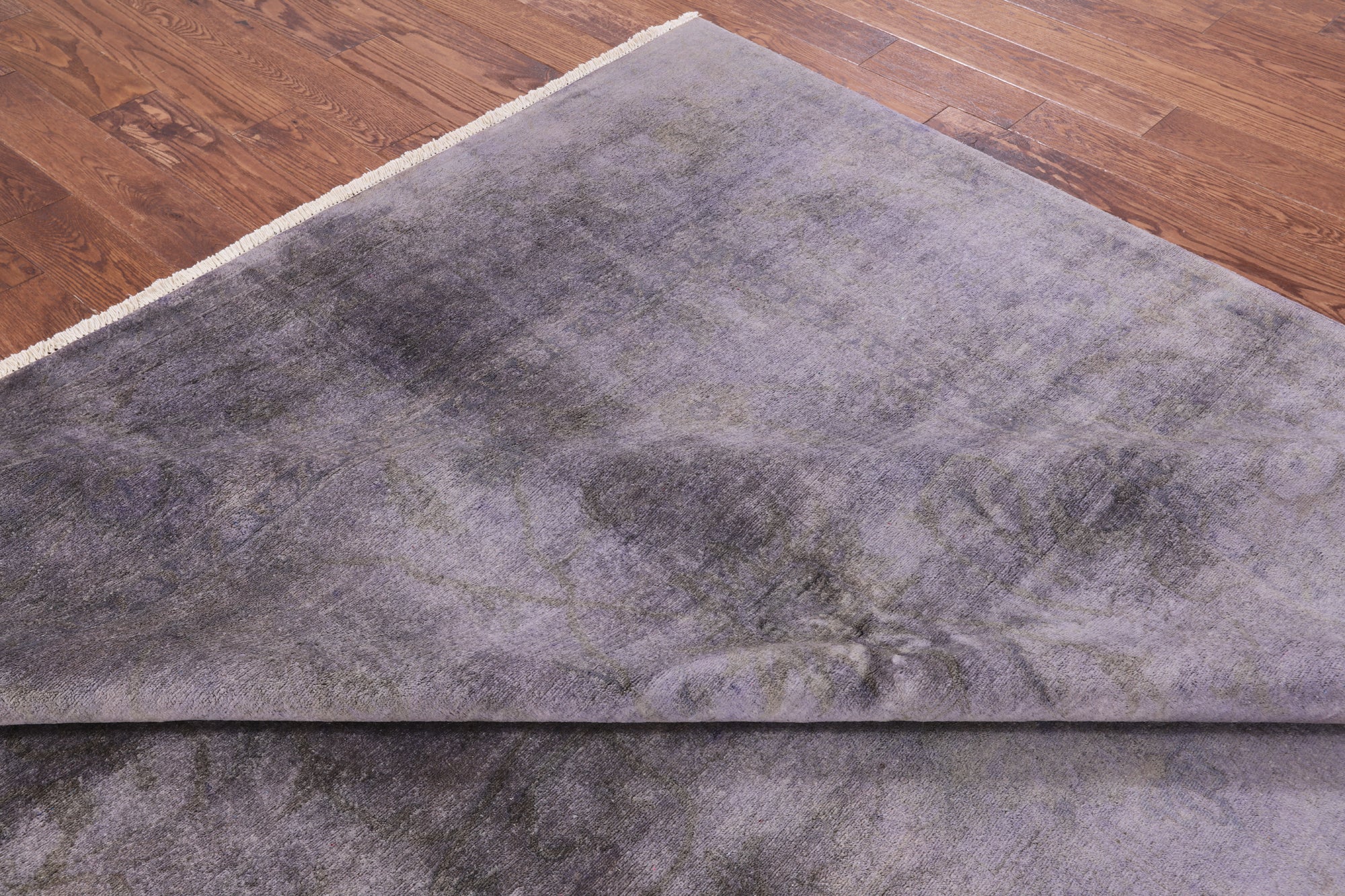 Full Pile Overdyed Handmade Wool Rug - 9' 1" X 11' 10" - Golden Nile