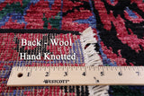 Ikat Handmade Wool Rug - 4' 1" X 4' 5" - Golden Nile