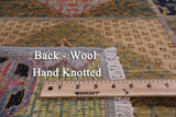 William Morris Handmade Wool Area Rug - 6' 0" X 8' 10" - Golden Nile