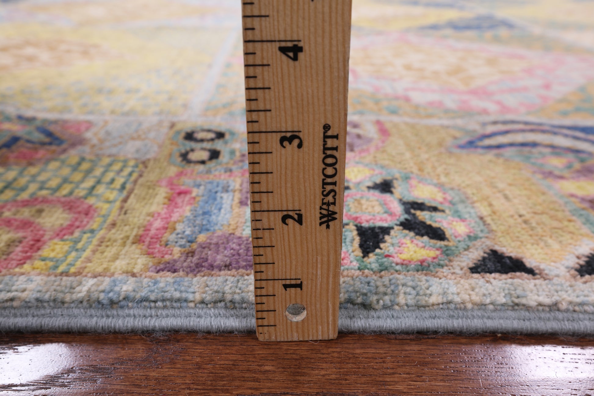 William Morris Handmade Wool Area Rug - 6' 0" X 8' 10" - Golden Nile