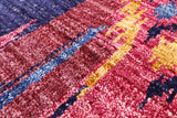 Ikat Handmade Wool Area Rug - 4' 1" X 6' 4" - Golden Nile