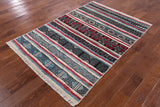 Hand Knotted Navajo Design Design 4 X 6 Moroccan Area Rug - Golden Nile