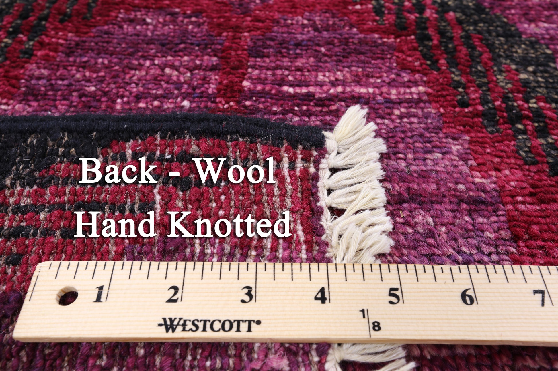 Ikat Hand Knotted Wool Area Rug - 5' 9" X 9' 0" - Golden Nile