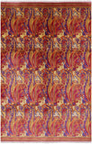 William Morris Handmade Area Rug - 6' 1" X 9' 1" - Golden Nile