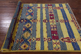 Tribal Moroccan Handmade Wool Area Rug - 5' 3" X 7' 8" - Golden Nile