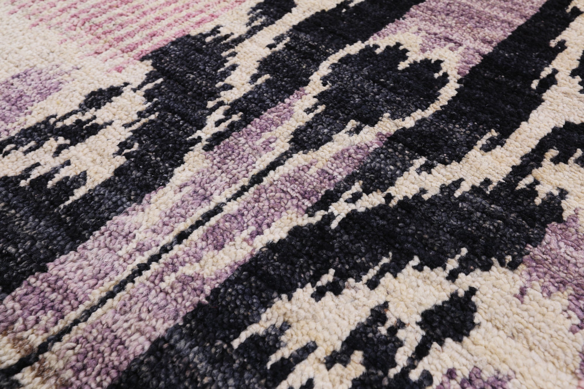 Ikat Handmade Wool Area Rug - 9' 10" X 14' 1" - Golden Nile