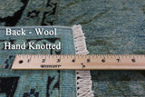 Full Pile Wool Overdyed Area Rug - 9' 2" X 11' 5" - Golden Nile