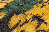Ikat Handmade Wool Area Rug - 6' 2" X 11' 10" - Golden Nile